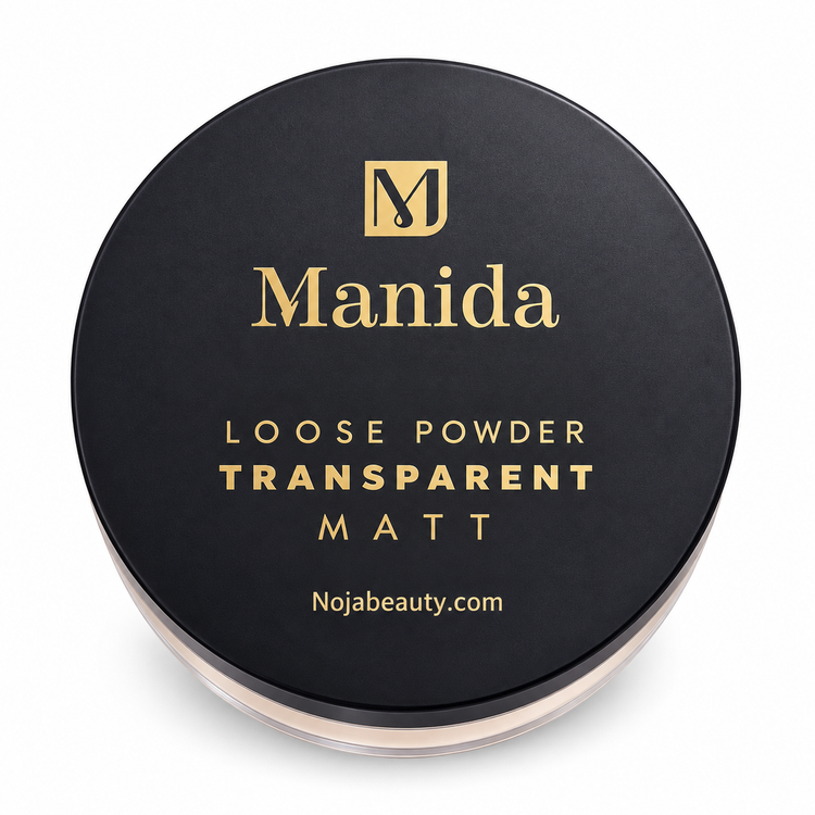 پودر فیکس مانیدا مدل Loose Powder Transparent Matt