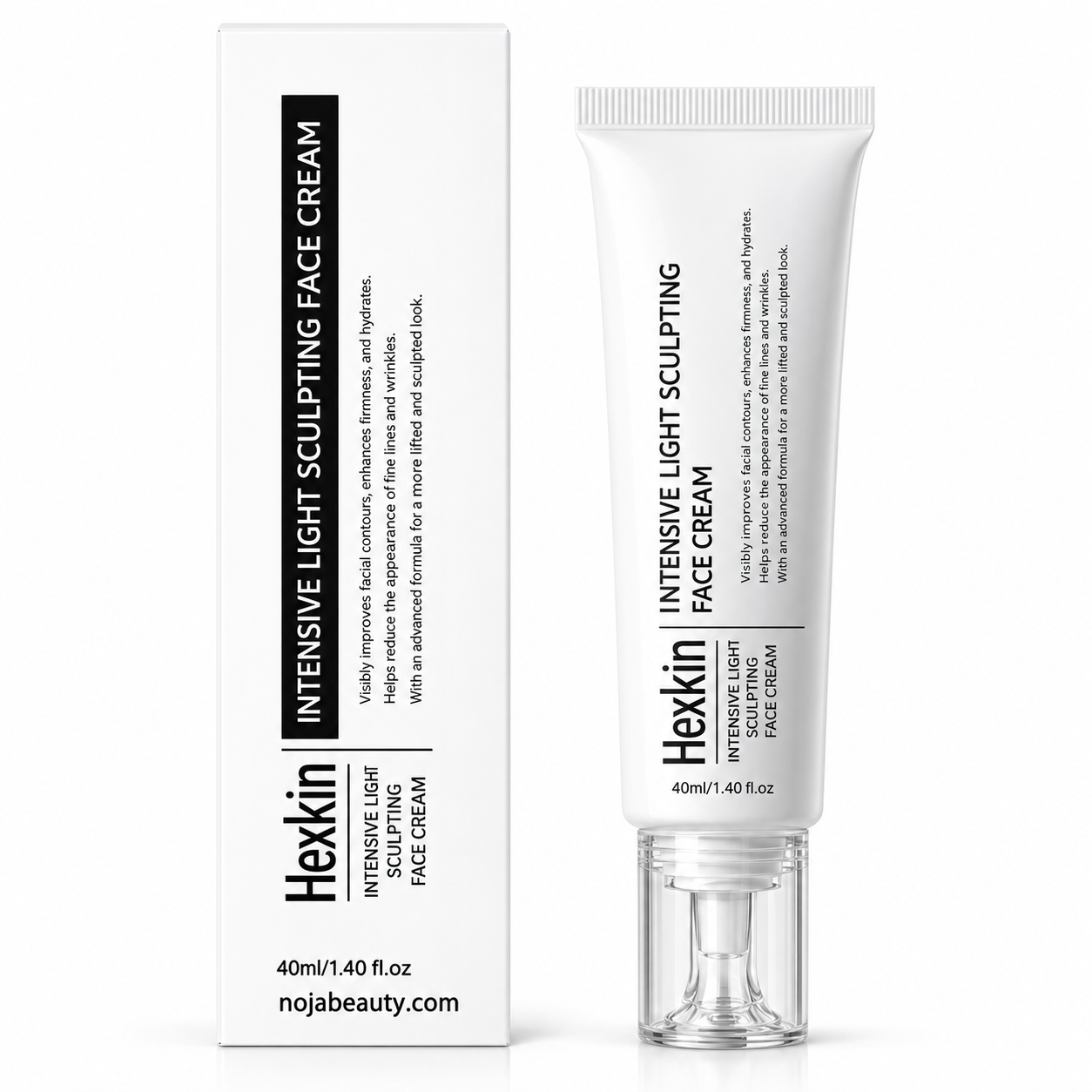 کرم لیفتینگ و فرم‌دهنده صورت هکسکین مدل Intensive Light Sculpting حجم 40 میلی‌لیتر