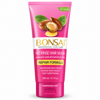 ماسک مو بدون آبکشی بونسای مدل Repair Formula مناسب موهای آسیبدیده حجم 200 میلیلیتر
