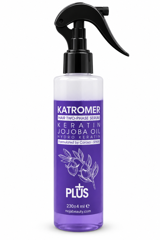سرم دو فاز مو کاترومر مدل Hair Two-Phase Serum حاوی کراتین و روغن جوجوبا حجم 230 میلیلیتر