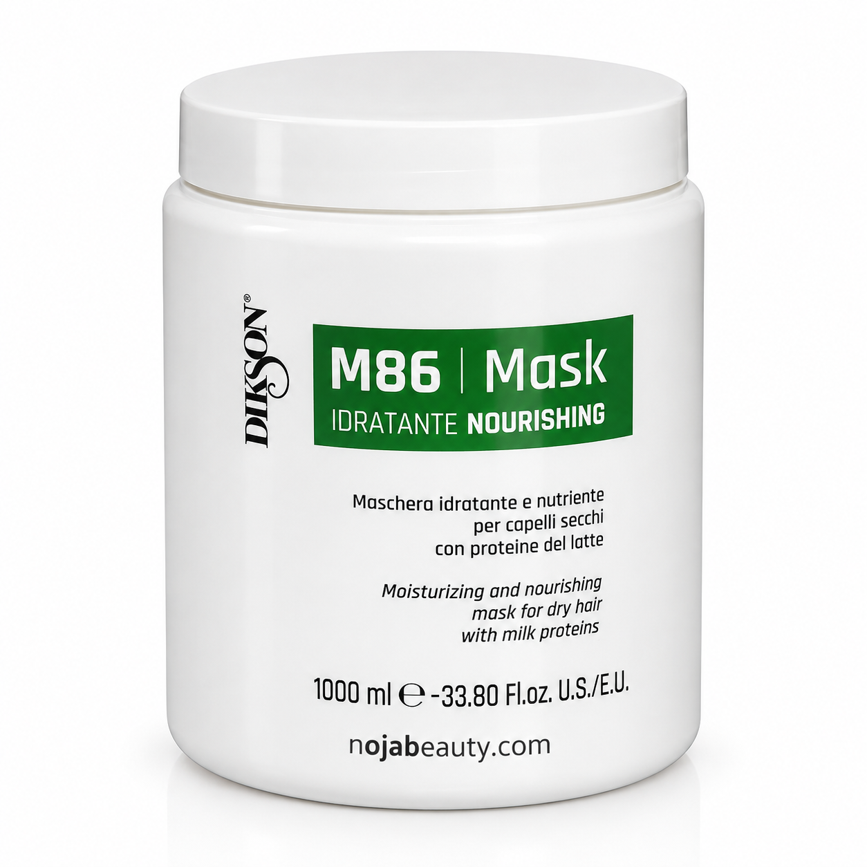 ماسک مو دیسکون مدل M86 Mask Idratante Nourishing حجم 1000 میلی‌لیتر مناسب موهای خشک