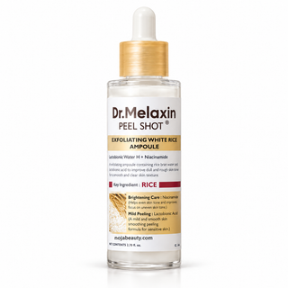 سرم لایه بردار برنج دکتر ملاکسین مدل Peel Shot حجم 80 میلیلیتر