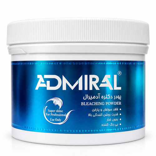 خرید و قیمت پودر دکلره آبی آدمیرال وزن ۵۰۰ گرم