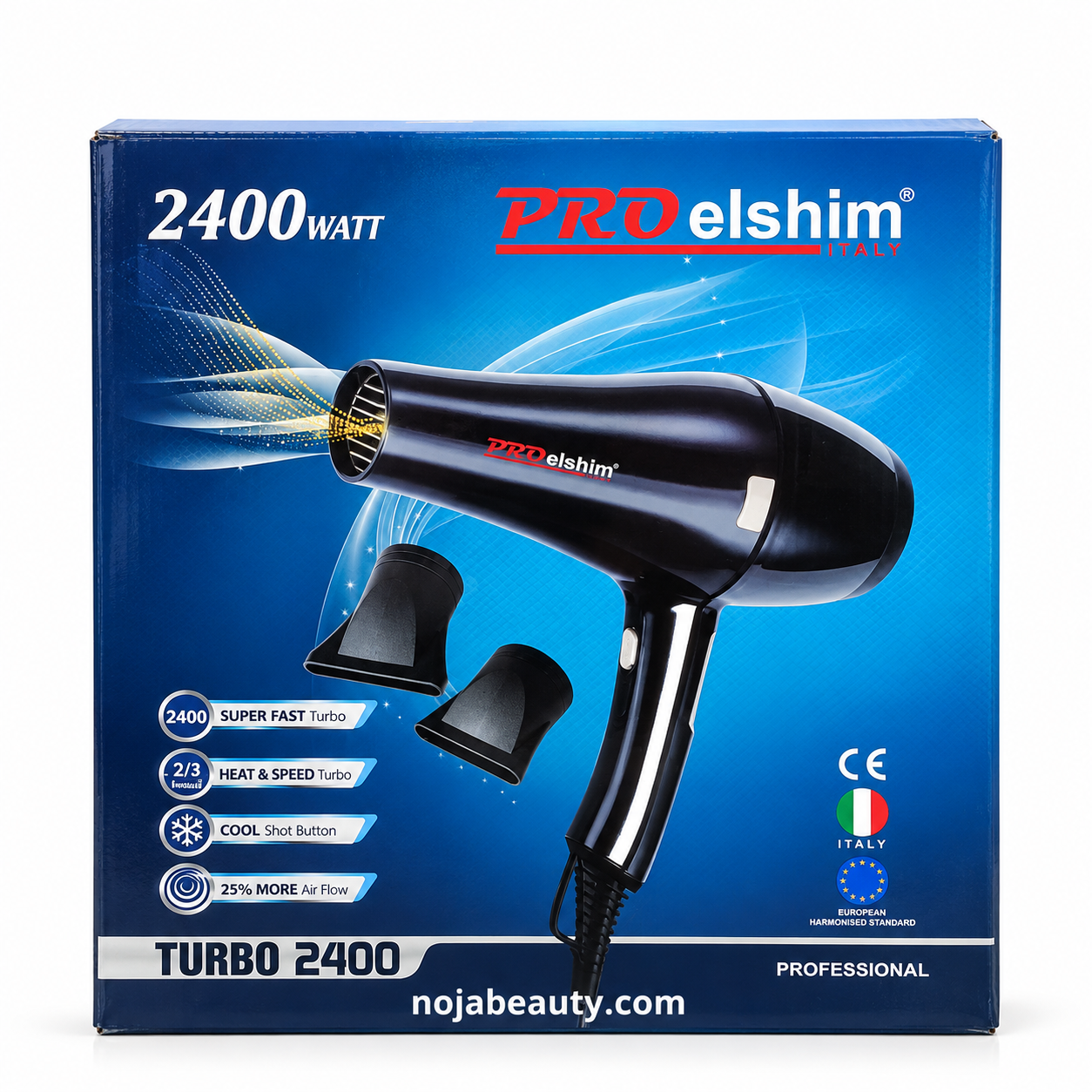 خرید و قیمت سشوار 2400 وات توربو پرو الشیم