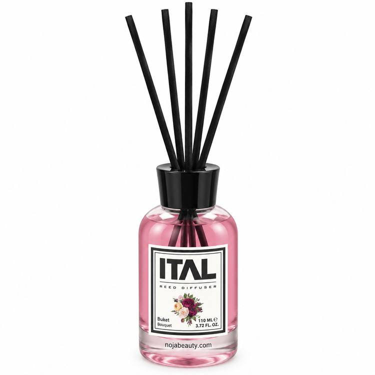 خوشبوکننده هوا ایتال مدل بوکه با رایحه گلهای معطر و چوبهای خوشبوکننده حجم ۱۱۰ میلیلیتر