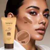 بیبی کرم سرا رو حاوی هیالورونیک اسید با SPF 30، حجم ۵۰ میلیلیتر، مناسب پوشش طبیعی و کمک به حفظ رطوبت پوست