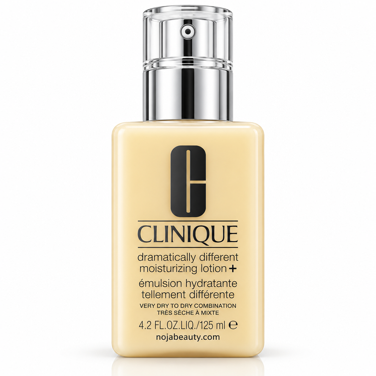 لوسیون مرطوبکننده صورت کلینیک Dramatically Different Moisturizing Lotion+ حجم ۱۲۵ میلیلیتر با پمپ و جعبه محصول