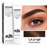رنگ ابرو کاترومر پلاس با کراتین، روغن زیتون و ویتامین سی، مناسب رنگآمیزی ابرو