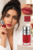 تینت لب و گونه گلدن آی ایتالیا با بستهبندی شیشهای و درب نقرهای، فروشگاه نوژابیوتی