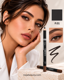 مداد چشم گلدن آی ایتالیا با بدنه مشکی و درپوش قهوهای، مناسب آرایش چشم، فروشگاه نوژابیوتی