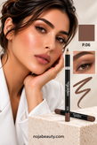 مداد چشم گلدن آی ایتالیا با بدنه مشکی و درپوش قهوهای، مناسب آرایش چشم، فروشگاه نوژابیوتی