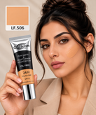 کرم پودر مات و مخملی فاقد چربی گلدن آی حاوی ویتامین A و E با SPF15