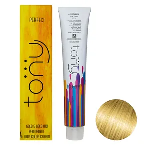 رنگ مو تونی سری طلایی شماره 9.3 رنگ بلوند طلایی خیلی روشن