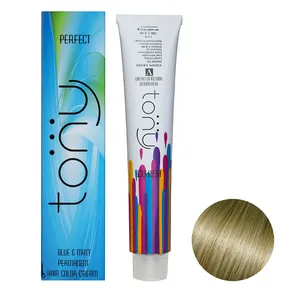 رنگ مو تونی سری زیتونی شماره 9.2 رنگ بلوند زیتونی خیلی روشن