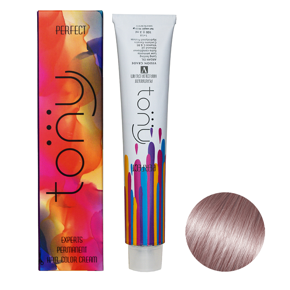 رنگ مو تونی سری اکسپرتس شماره RT10 حجم 100 میلی لیتر رنگ صورتی ارکیده