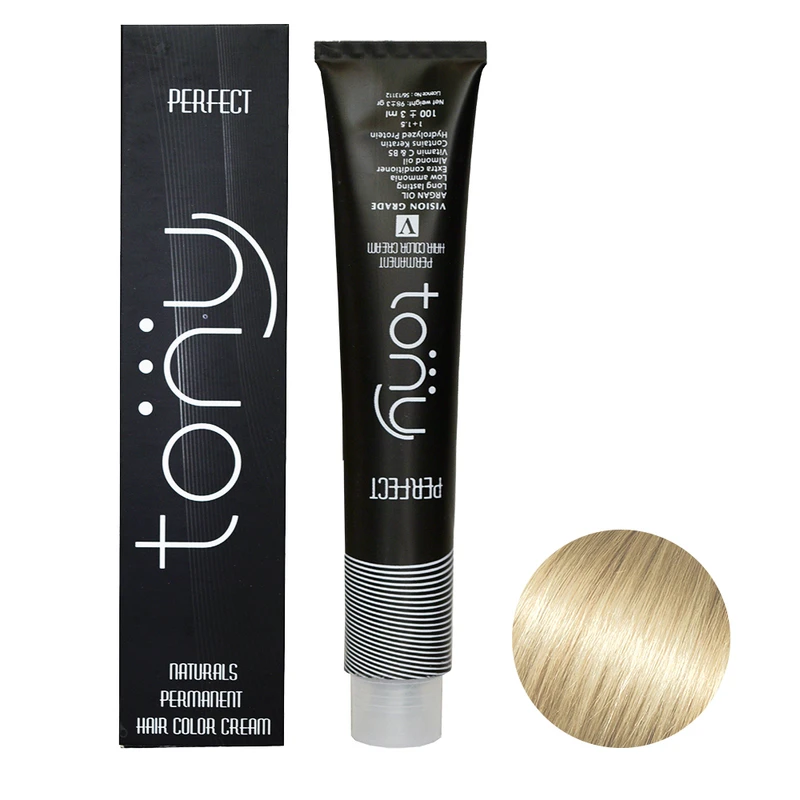 رنگ مو تونی سری طبیعی شماره 10.0 حجم 100 میلی لیتر رنگ بلوند فوق العاده روشن