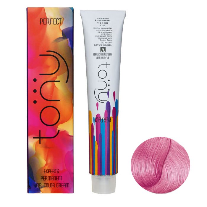 رنگ‌مو تونی سری اکسپرتس شماره RT13 صورتی باربی