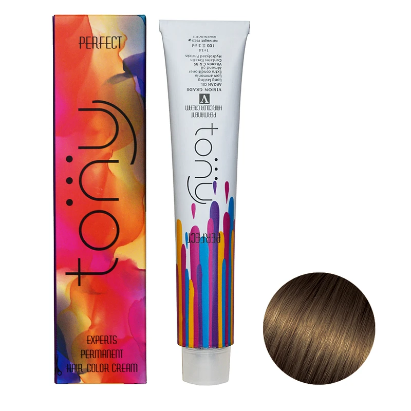 رنگ مو تونی سری اکسپرتس شماره RT6 حجم 100 میلی لیتر رنگ گردویی