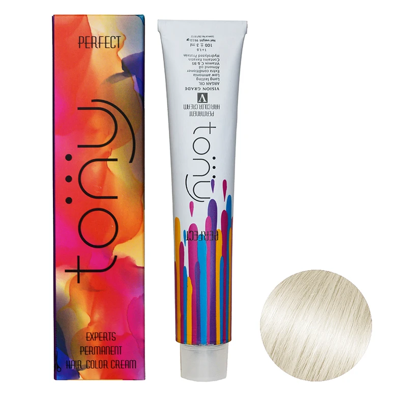 رنگ مو تونی سری اکسپرتس شماره RT9 حجم 100 میلی لیتر رنگ بلوند عاج فیلی