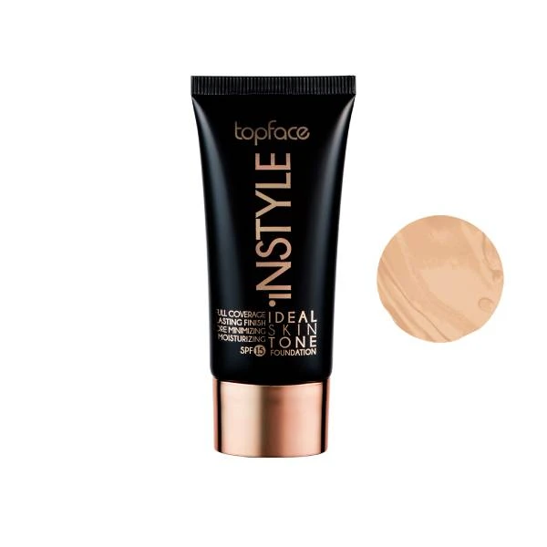 کرم پودر تاپ فیس مدل اسکین تون شماره 004 حجم 30 میلی لیتر